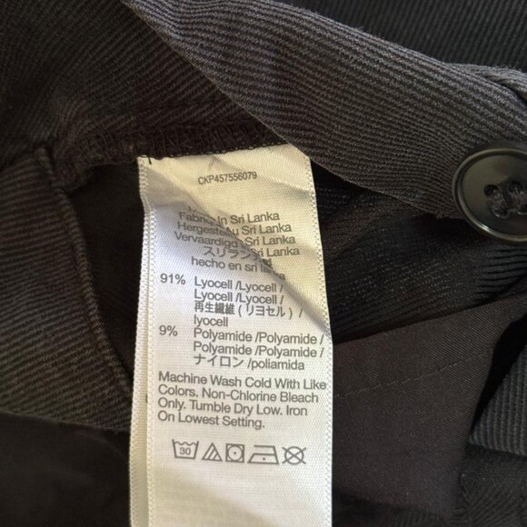 Madewell Side-Button Tapered Crop Pants Style#NC374 Size 4 - Picture 10 of 16